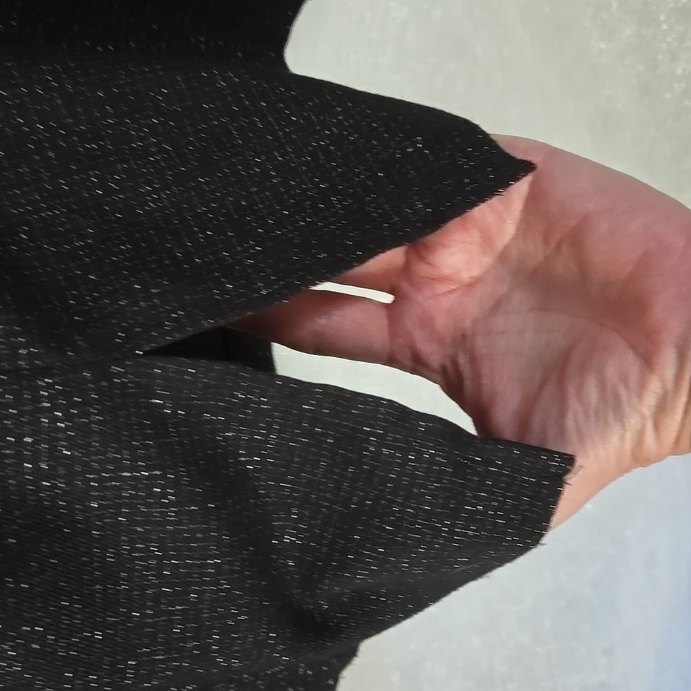 Connected Apparel Black With Silver Thread Highli… - image 6